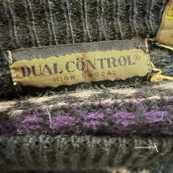 Dual Control Vintage  Crewneck Wool Sweater - Picture 12 of 12